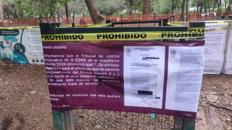 Vecinos exigen la reapertura de parque para perros en Polanco