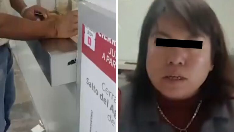 “No tengo pesos y hazle como quieras”: ‘LadyTaquilla’ niega dar cambio en Metro CDMX