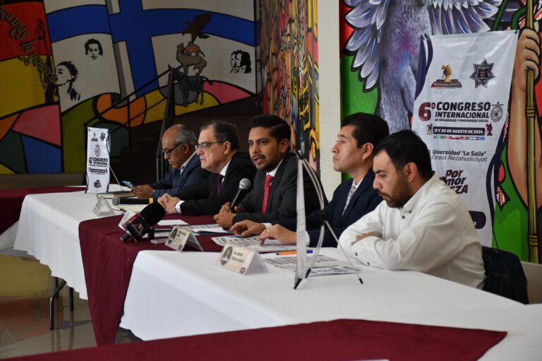 Anuncian 6to Congreso Internacional de Seguridad y Proximidad Social en Nezahualcóyotl