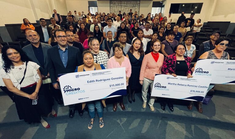 Naucalpan Reactiva Microcréditos y Entrega 13 Millones para Impulsar el Emprendimiento Femenino