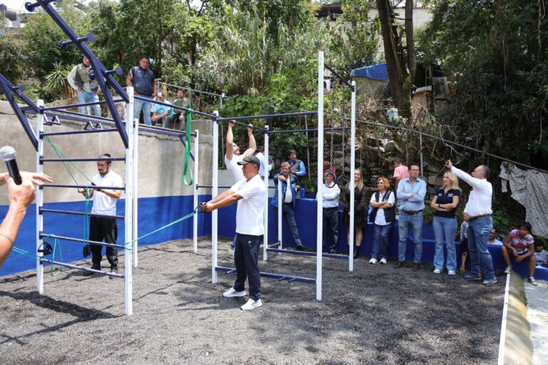 Inauguran Gimnasio de Calistenia en Huixquilucan para Fomentar el Deporte y la Salud Comunitaria