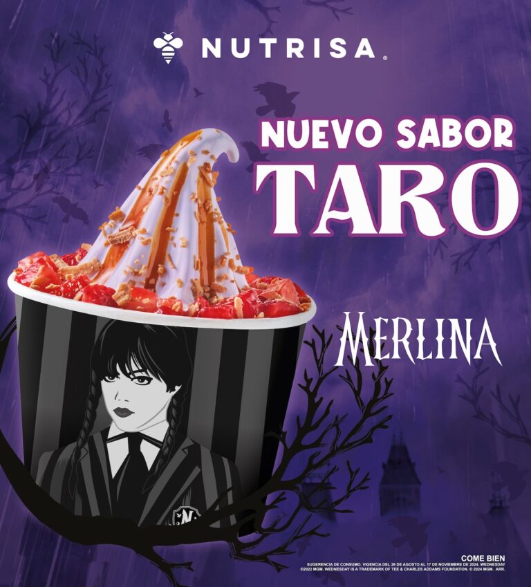 ¡Merlina llega a Nutrisa! Descubre oscuras y deliciosas sorpresas