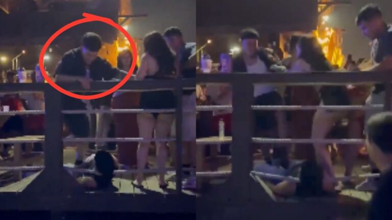 Joven sobrevive a golpiza captada en el Baja Beach Fest; buscan al agresor