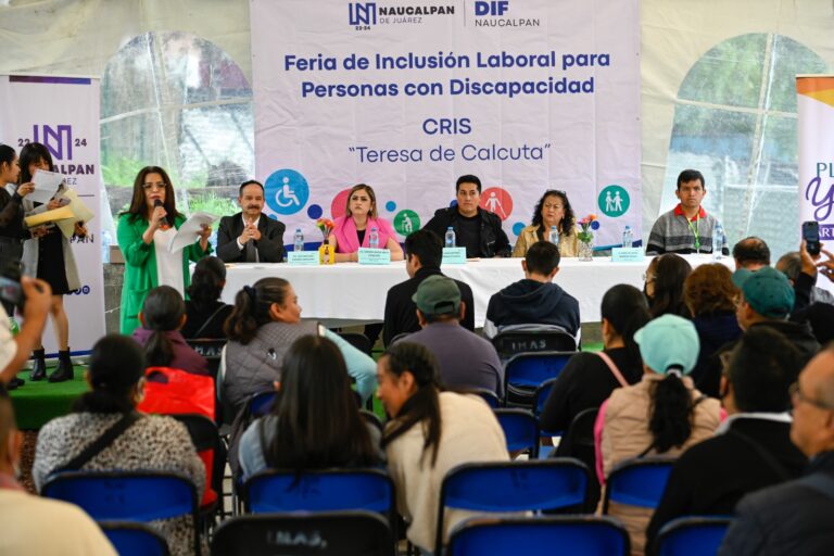 Ofrece Feria de Inclusión 170 vacantes a personas con discapacidad en Naucalpan