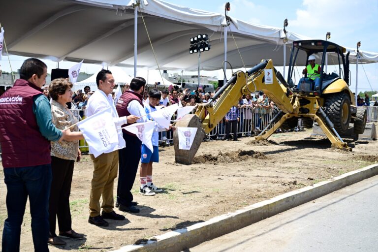 Gobierno de Edomex inicia la construcción de la Unidad Deportiva “Buenos Aires” en Tezoyuca: Delfina Gómez