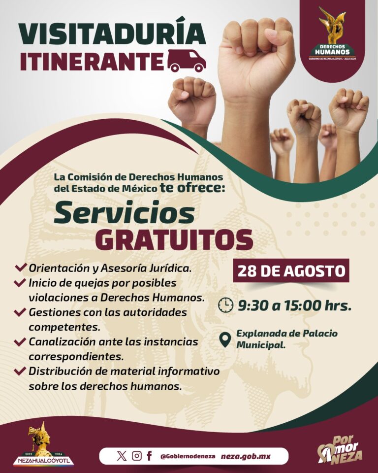 Lanzan Visitadurías Itinerantes en Nezahualcóyotl