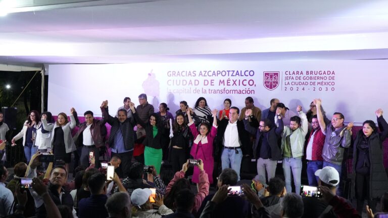 Azcapotzalco es tu casa Clara Brugada: Nancy Núñez