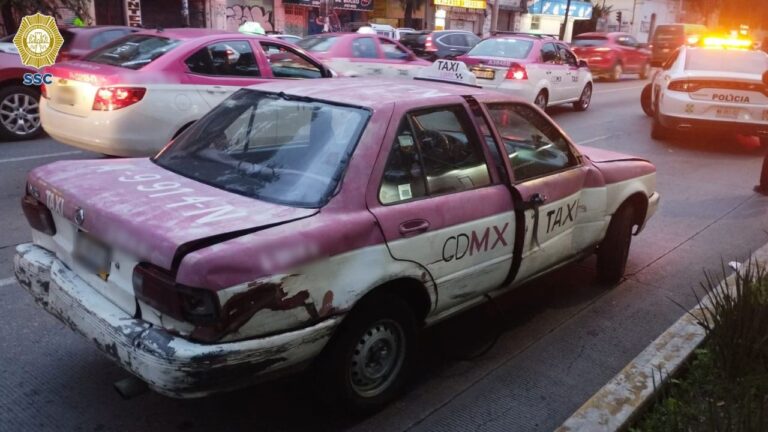 Detienen a taxista en CDMX por robo a pasajera en Tacubaya