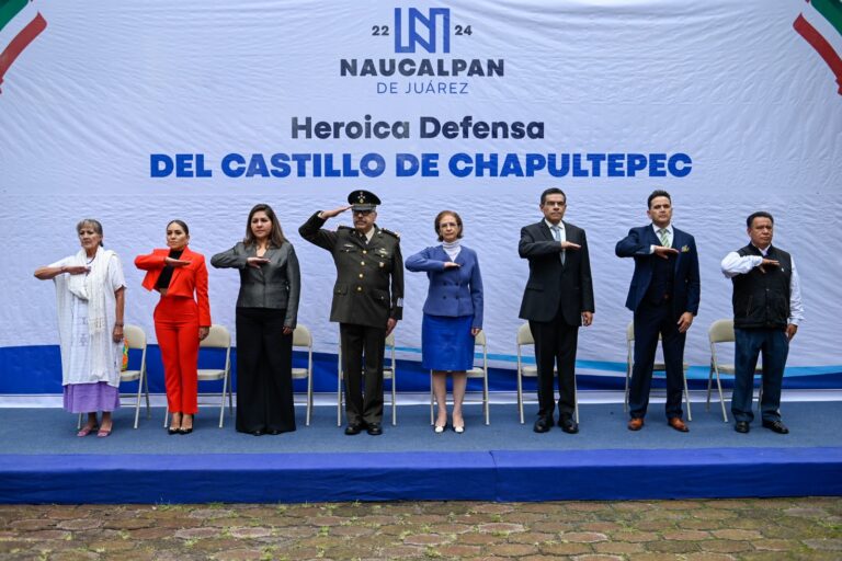 En Naucalpan rinden homenaje a los Niños Héroes en el 177 Aniversario de su gesta