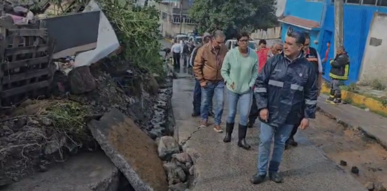 Tony Rodríguez presente en Labores de Limpieza y Remoción de Lodo, Escombros y Basura en Zonas Afectadas por Lluvias en Tlalnepantla