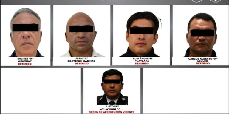 Detienen a directores de Seguridad Pública del Edomex por secuestro y extorsión