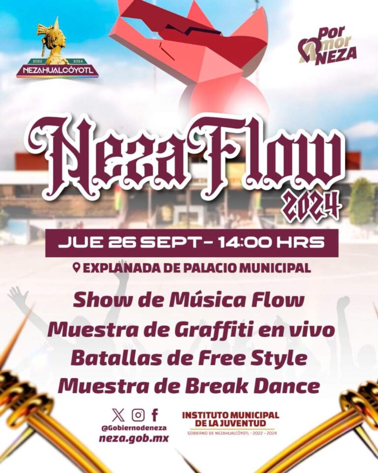 Neza Flow 2024: Impulsando el arte y la cultura urbana en Nezahualcóyotl