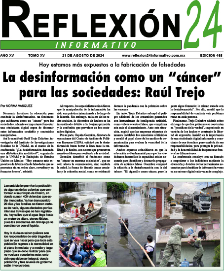 Reflexion 24 No 468 | La desinformación como un cáncer para las sociedades