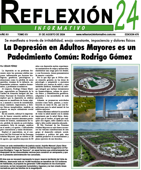 Reflexion 24 No 470 | La Depresión en Adultos Mayores es un Padecimiento Común Reflexion 24 No 470 | La Depresión en Adultos Mayores es un Padecimiento Común