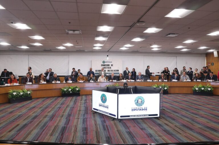 Instalan en la Cámara de Diputados la Comisión de Justicia de la LXVI Legislatura