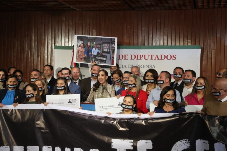 Diputados del PAN denuncian persecución judicial de CNDH por manifestarse contra la inacción de este organismo en torno a la reforma judicial