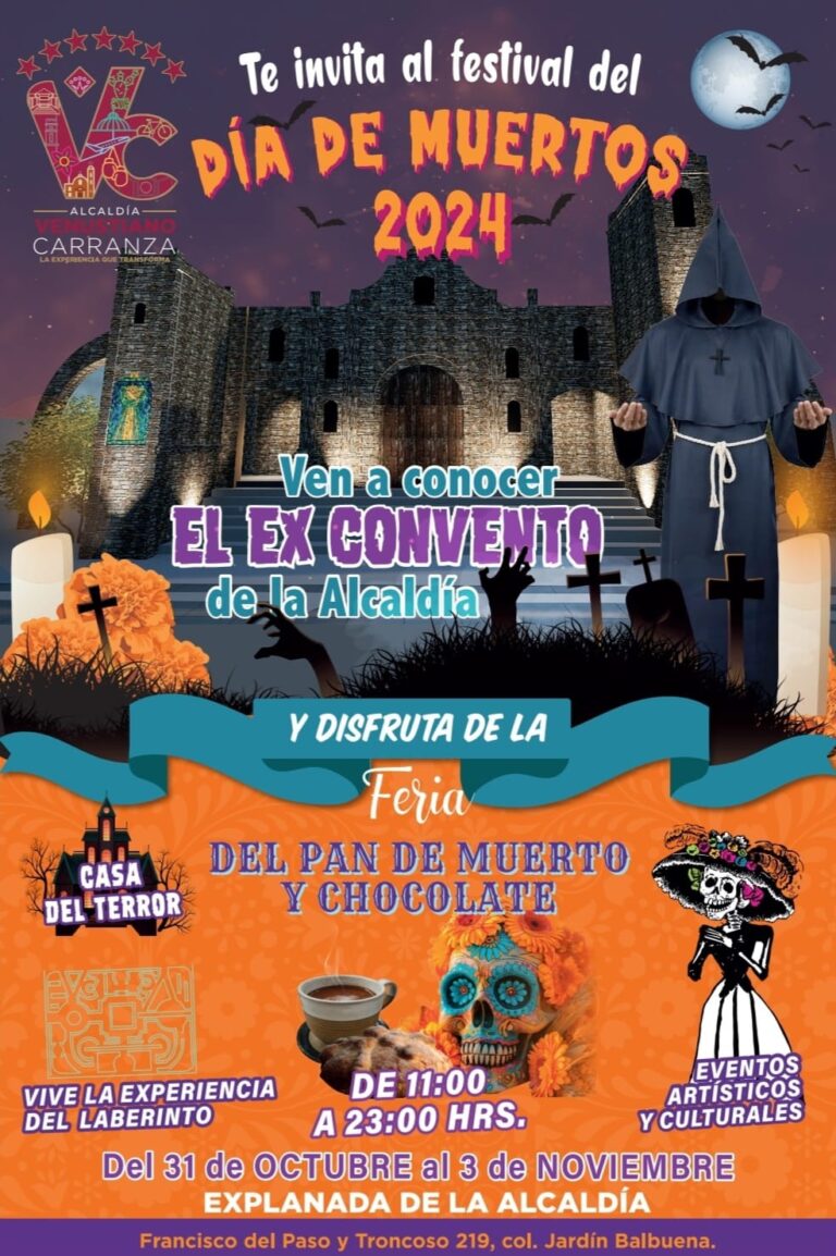 Venustiano Carranza Inaugura el Festival de Día de Muertos 2024 con Experiencias Extremas y Gastronomía Tradicional