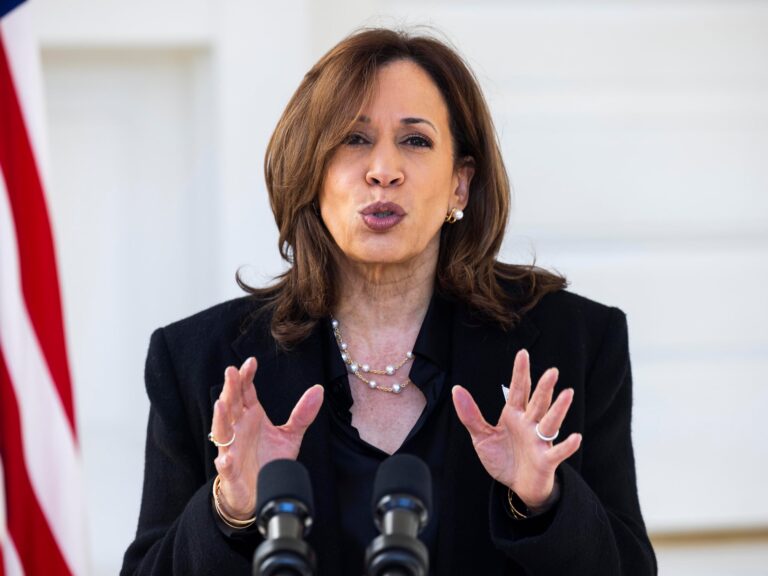 Kamala Harris dice que Trump está “cada vez más desquiciado” y busca un “poder sin control”