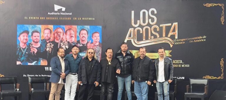 Listos Los Acosta para encender el Auditorio Nacional el 11 de enero de 2025