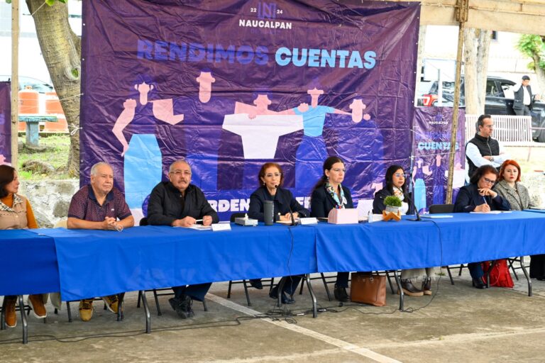 Rinde cuentas Angélica Moya encomunidades de la zona de San Mateo