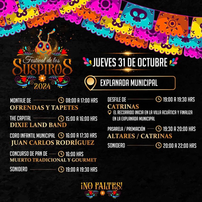 Nicolás Romero celebrará “El Festival de los Suspiros” para conmemorar el Día de Muertos