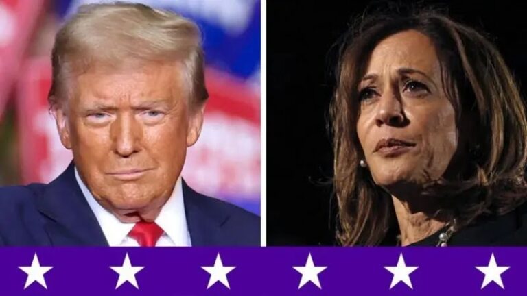 Donald Trump aventaja a Kamala Harris en elecciones de EU