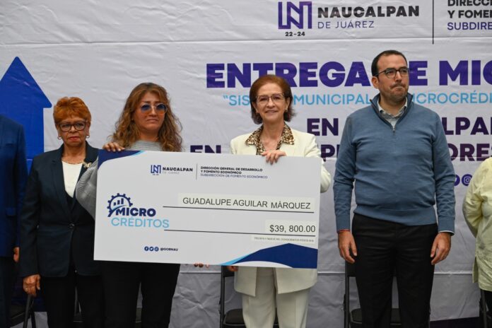 Gobierno de Naucalpan impulsa economía local con más de 1.5 millones de pesos en microcréditos