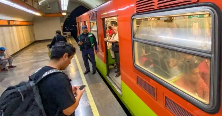 Persona se arroja a vías del Metro en Refinería