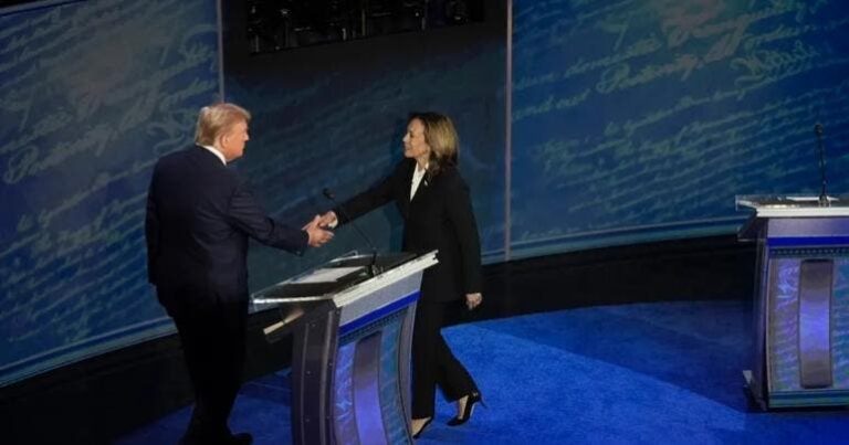 Encuestas muestran una carrera reñida entre Harris y Trump