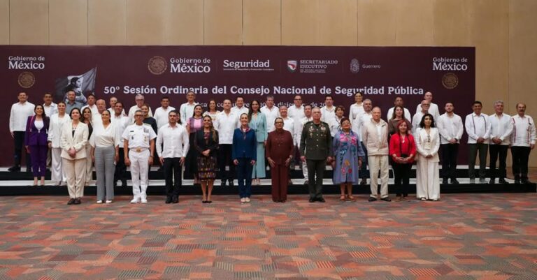 Sheinbaum lidera acuerdo para fortalecer la investigación del delito en México