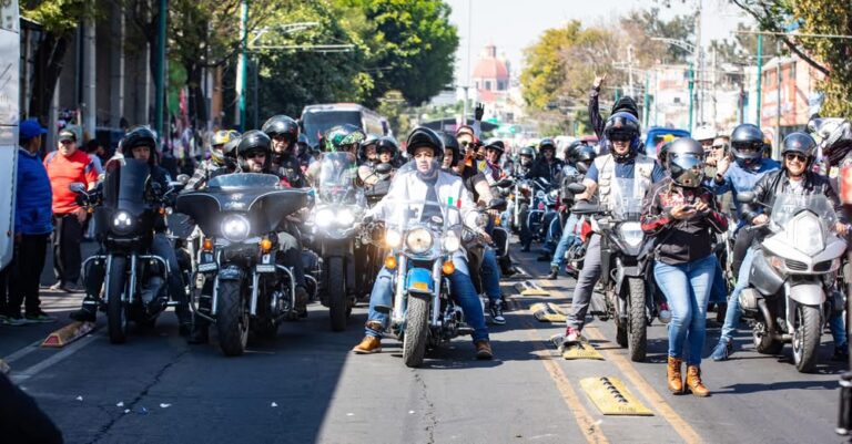 Gustavo A. Madero se convierte en el epicentro de la cultura y la seguridad”: Janecarlo Lozano encabeza rodada por el Día del Motociclista