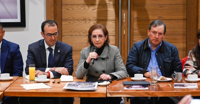 “Logramos sacar al gobierno del hoyo financiero”: Angélica Moya Marín