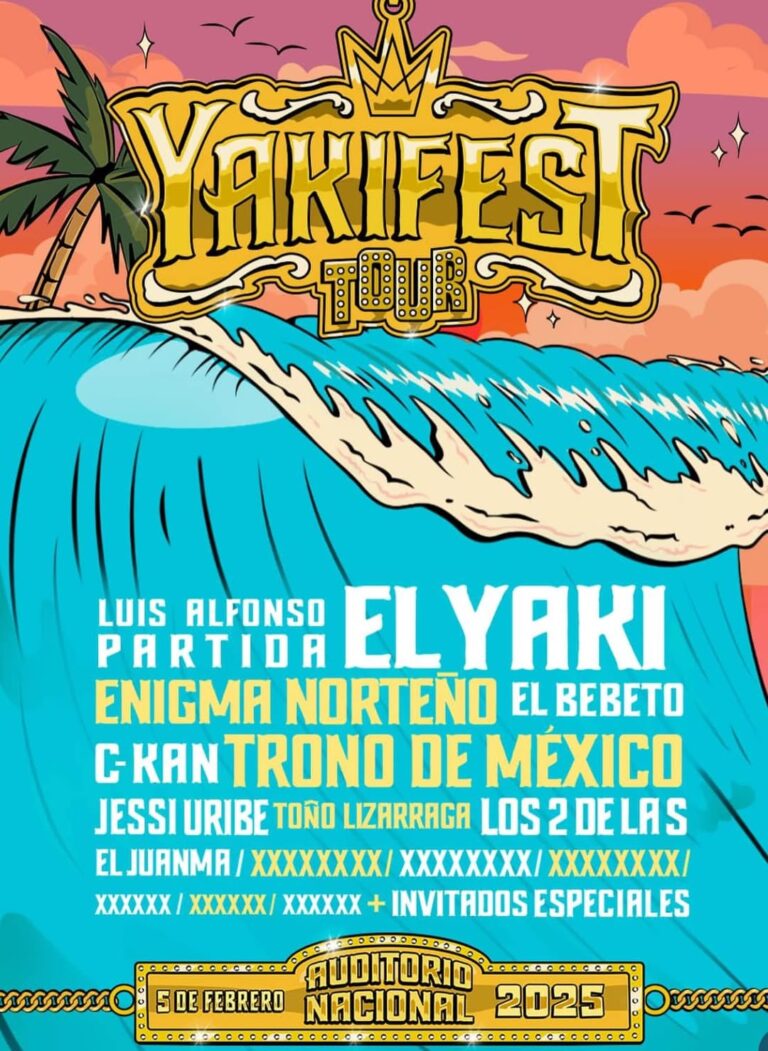 Enigma Norteño, C-Kan, El Bebeto, Trono de México, Toño Lizarraga y muchos más se suman al Yakifest