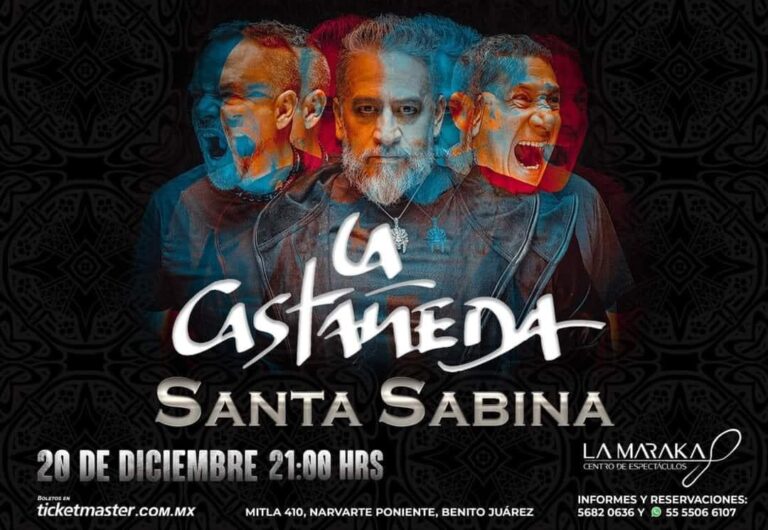 La Castañeda y Santa Sabina: una noche histórica para el rock mexicano en la Maraka