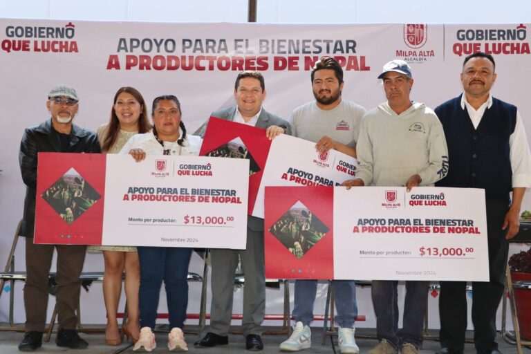LA ALCALDÍA MILPA ALTA A ENTREGARÁ APOYOS ECONÓMICOS QUE ASCIENDEN A MÁS DE 72 MDP, A PRODUCTORES DE NOPAL