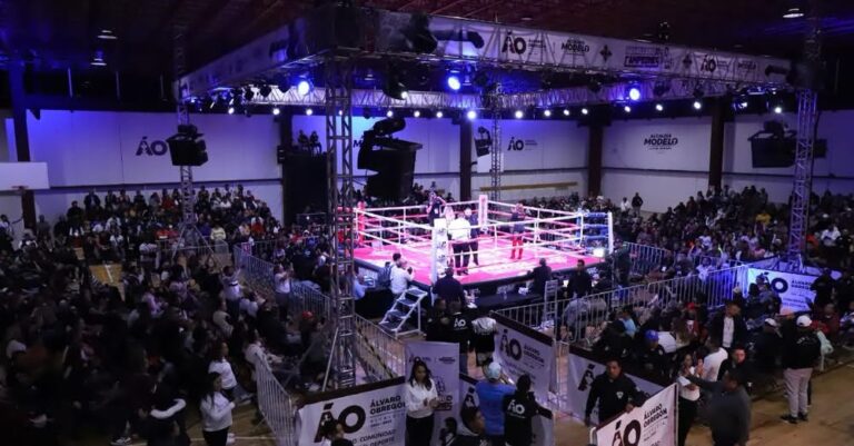 Álvaro Obregón brilla con el éxito del primer encuentro de boxeo “Semillero de Campeones”