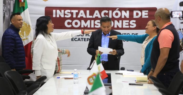 Instalan Comisiones Edilicias en Ecatepec para fortalecer políticas públicas