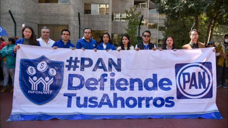 “PAN CDMX protesta contra Ley INFONAVIT al ser un robo descarado”: Luisa Gutiérrez