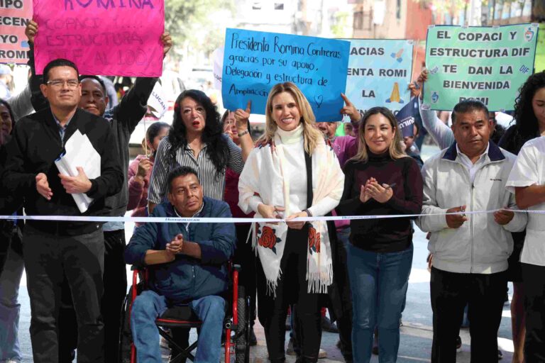 “Seguiremos trabajando para mejorar la calidad de vida en Huixquilucan”: Romina Contreras inaugura repavimentación en Ampliación Palo Solo