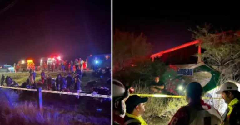 Autobús choca contra tráiler en Tamaulipas; hay dos muertos