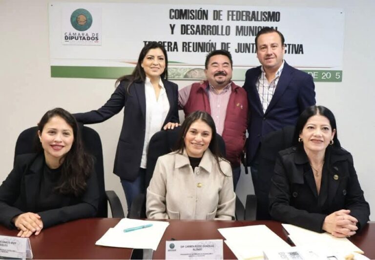 Diputado Mier Bañuelos sostiene tercera reunión con la Comisión de Federalismo y Desarrollo Municipal