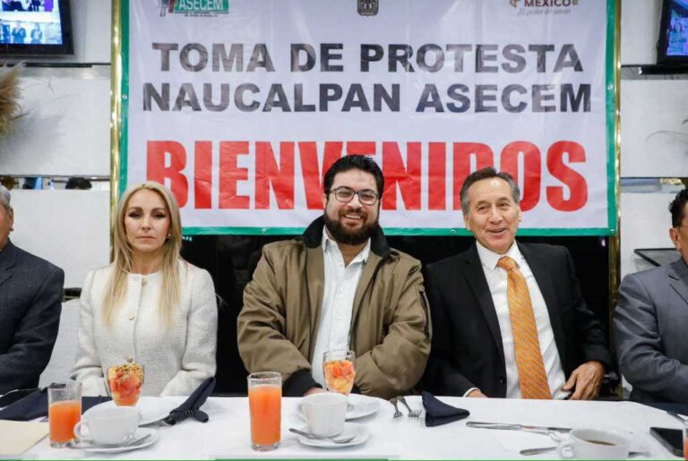 Naucalpan trabaja en recuperar su brillo y liderazgo económico con apoyo del sector empresarial: Isaac Montoya Márquez