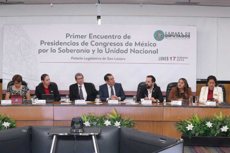 Presidencias de la Cámara de Diputados, de congresos de las entidades federativas y de la Jucopo rechazan cualquier intento de injerencia extranjera en el país