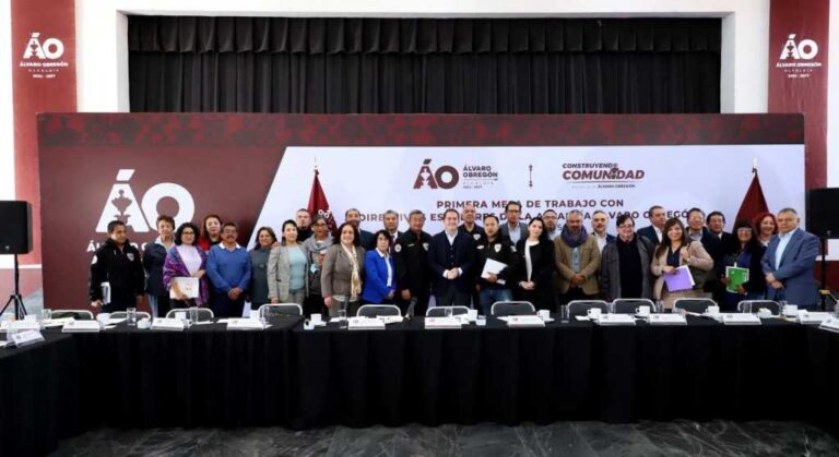 “Álvaro Obregón Refuerza Seguridad Escolar con Senderos Seguros y Gabinete de Paz”