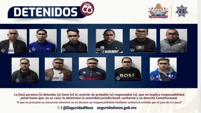 Golpe a “Los Mazos”: Capturan a 11 integrantes de banda que invadía viviendas en Edomex y CDMX