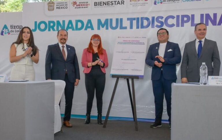 Atizapán de Zaragoza firma convenio con el IMJUVE para impulsar el desarrollo juvenil