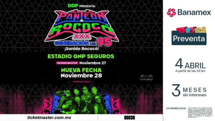 La fiesta continúa con un concierto más para festejar 30 años de Sonido Rococó