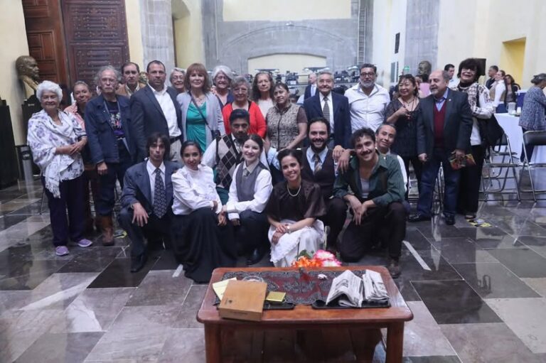 Espacio Cultural San Lázaro presentó en la Biblioteca General del Congreso de la Unión la obra teatral “La Ratonera”