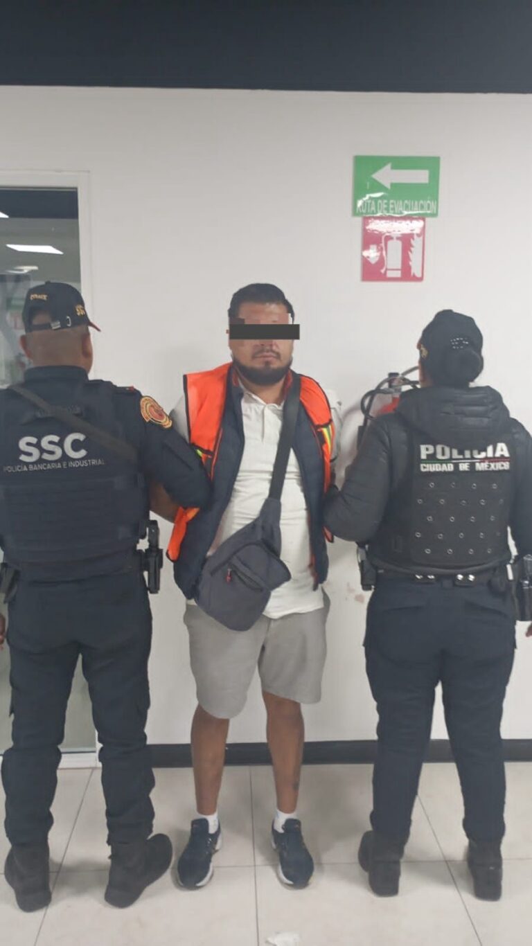 Detienen a sujeto por robo de celular en Álvaro Obregón gracias a rápida respuesta policial