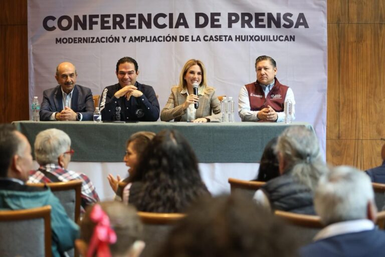 Romina Contreras anuncia modernización de caseta en Huixquilucan para agilizar tráfico